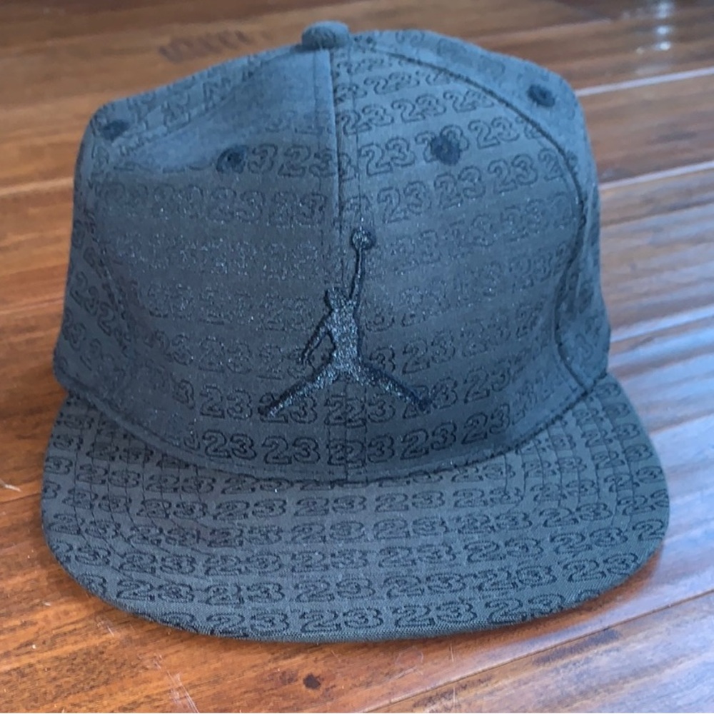 EUC Youth Jordan Black Cap with 23 Print